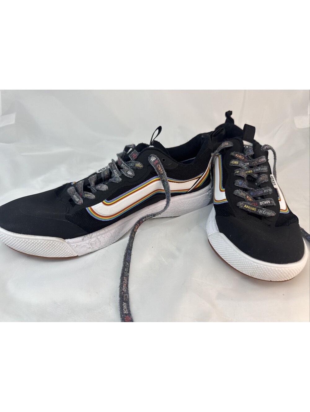 VANS Ultra Range EXO Cushioned Pride Black/Rainbow Sz 6 Men’s W/7.5 Shoes